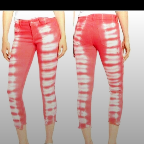 NEW DL1961 Florence Mid Rise Instasculpt Tie Dye Jeans 27 - Picture 1 of 11